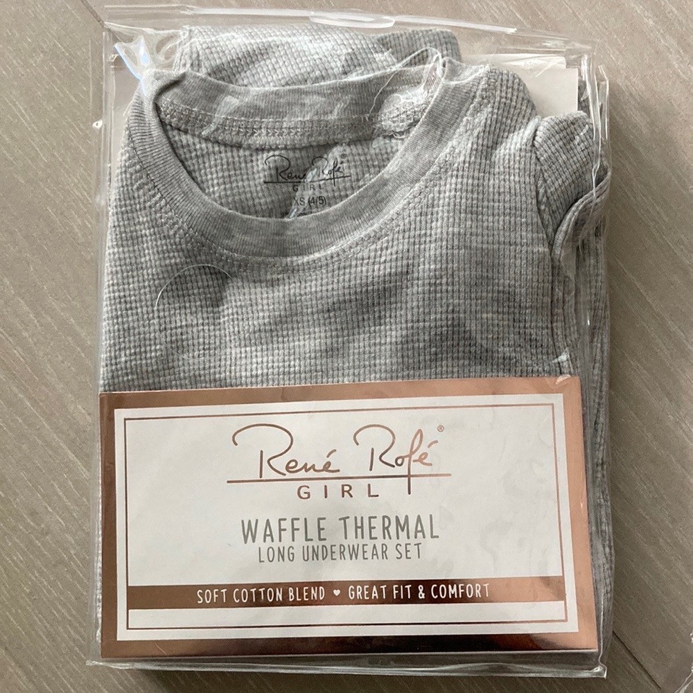🌊Brand New Waffle Thermal Set XS 4/5🌊